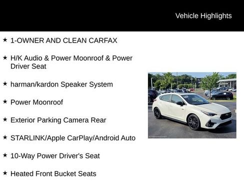 Used 2024 Subaru Impreza RS AWD/4WD image 5