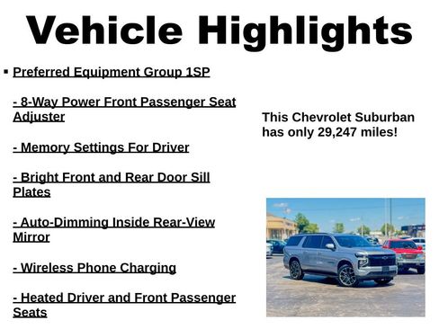 Used 2025 Chevrolet Suburban RST w/ Comfort Package AWD/4WD image 40