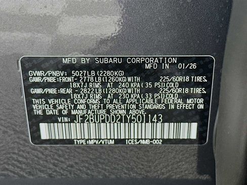 New 2026 Subaru Outback Limited image 31