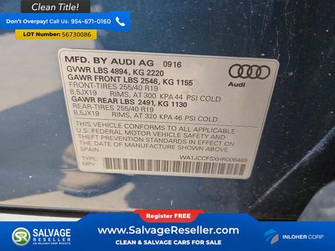 Used 2017 Audi Q3 2.0T Premium Plus w/ Premium Plus Package AWD/4WD image 17