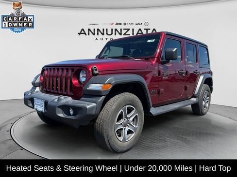 Certified 2022 Jeep Wrangler Unlimited Sport AWD/4WD image 1