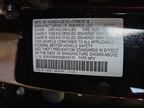 Used 2022 Honda Passport EX-L image 38