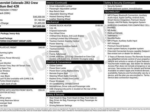 Certified 2022 Chevrolet Colorado ZR2 AWD/4WD image 44