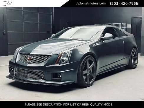 Used 2012 Cadillac CTS V w/ Wood Trim Package RWD image 1