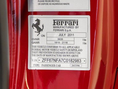 Used 2012 Ferrari 458 Italia Coupe RWD image 54