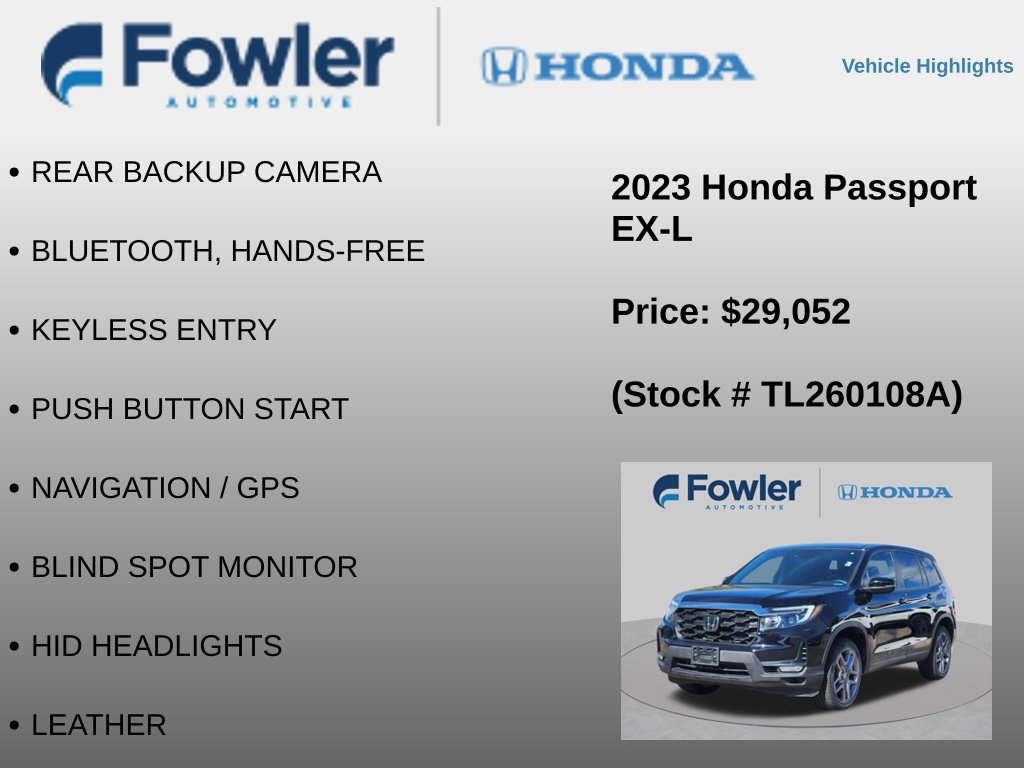 Used 2023 Honda Passport EX-L image 4