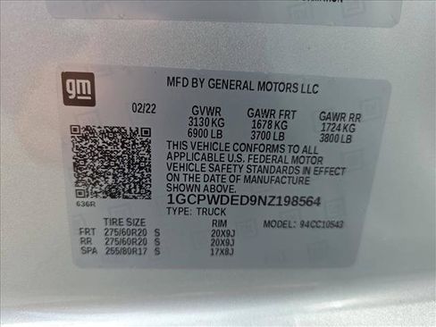 Used 2022 Chevrolet Silverado 1500 RST w/ Redline Edition RWD image 20