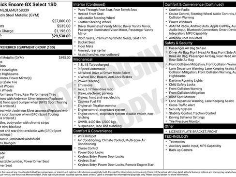 Used 2021 Buick Encore GX Select image 23