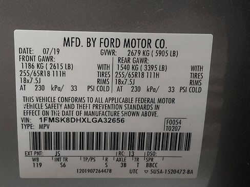 Used 2020 Ford Explorer XLT w/ Equipment Group 202A image 33