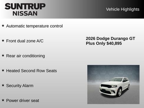 Used 2026 Dodge Durango GT AWD/4WD image 16