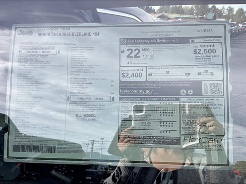 New 2025 Jeep Grand Cherokee Overland w/ Trailer Tow Package AWD/4WD image 14