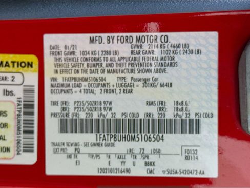 Used 2021 Ford Mustang Premium image 38