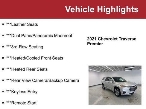 Used 2021 Chevrolet Traverse Premier image 2