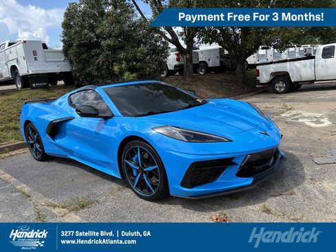 Used 2021 Chevrolet Corvette Stingray Premium Cpe w/ Z51 Performance Package RWD image 1