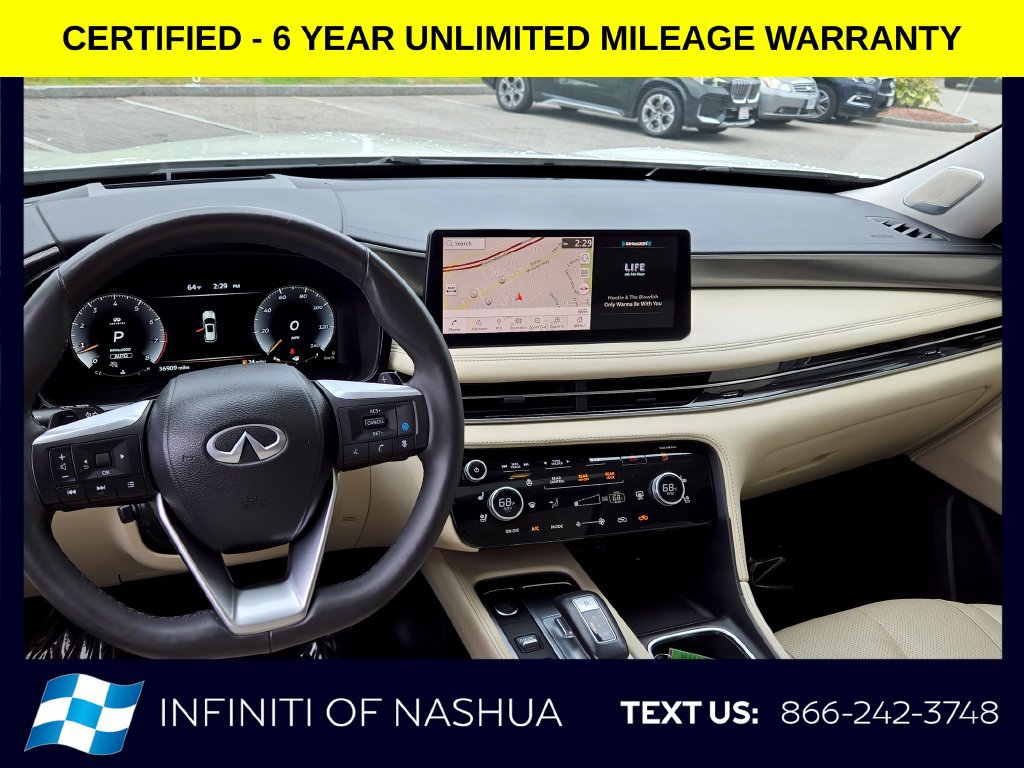 Certified 2023 INFINITI QX60 Luxe w/ Vision Package AWD/4WD image 10