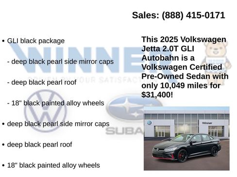 Certified 2025 Volkswagen Jetta GLI Autobahn image 19