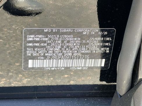 New 2026 Subaru Outback Premium AWD/4WD image 24