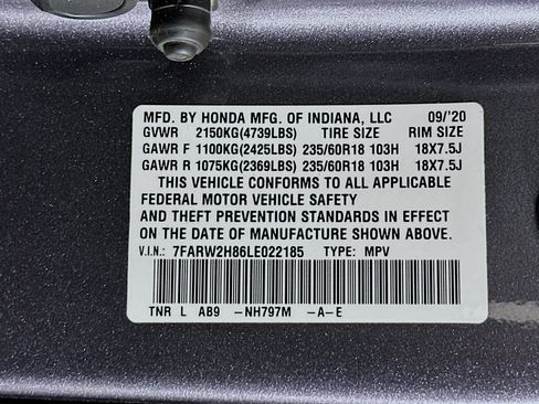 Used 2020 Honda CR-V EX-L image 12