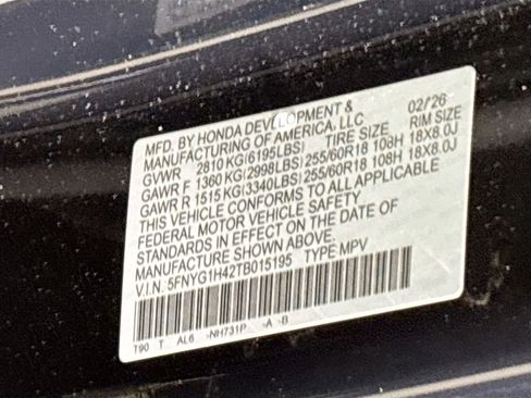 New 2026 Honda Pilot EX-L image 25