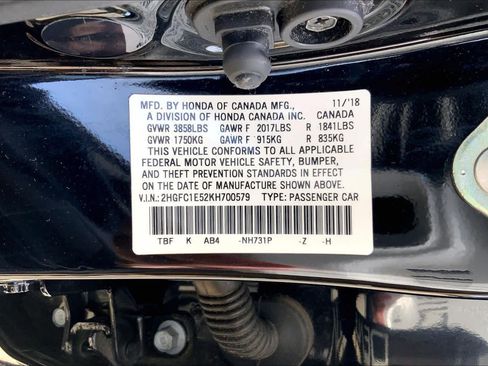 Used 2019 Honda Civic Si image 34