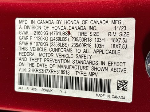 Certified 2024 Honda CR-V EX-L image 38