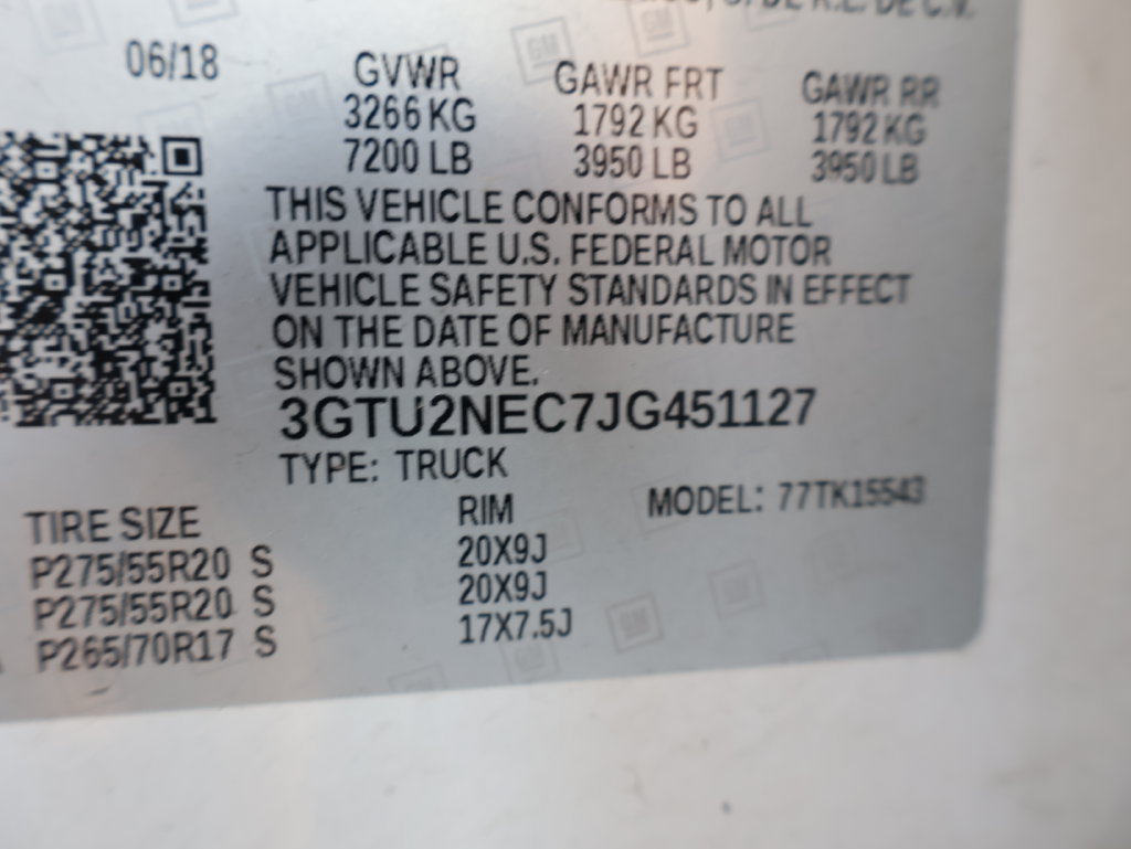 Used 2018 GMC Sierra 1500 SLT w/ SLT Premium Package AWD/4WD image 13