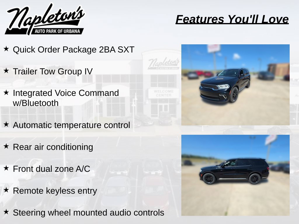 Used 2022 Dodge Durango SXT w/ Trailer Tow Group IV AWD/4WD image 5