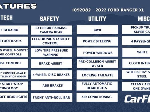 Used 2022 Ford Ranger XL w/ XL Power Equipment Group image 29