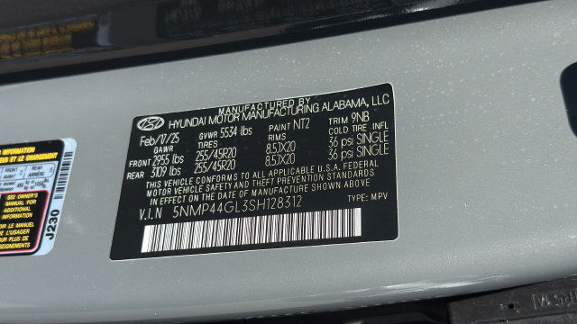 Used 2025 Hyundai Santa Fe Limited FWD image 34