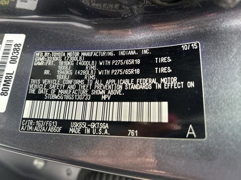 Used 2016 Toyota Sequoia SR5 image 36