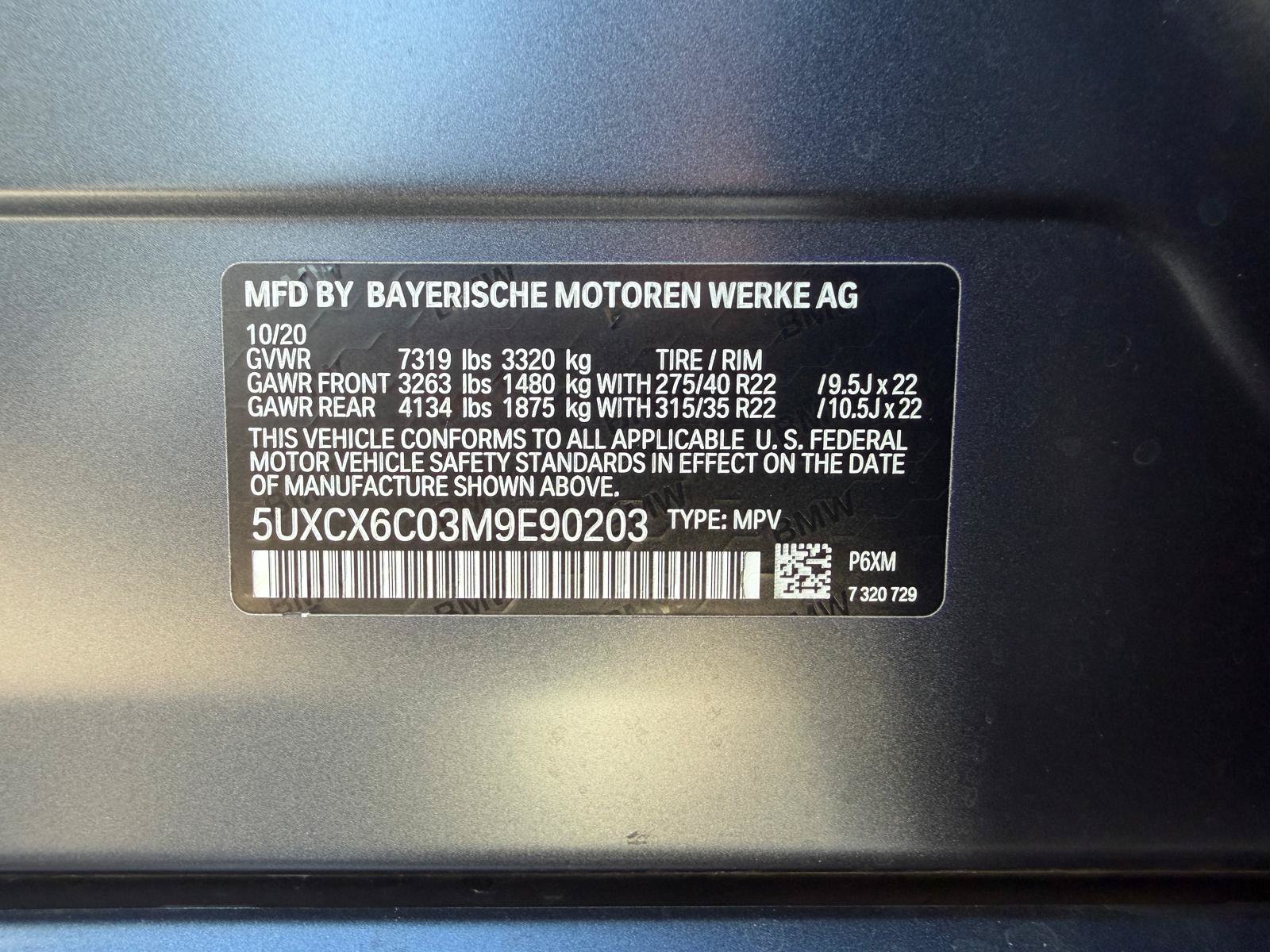 Used 2021 BMW X7 M50i AWD/4WD image 63