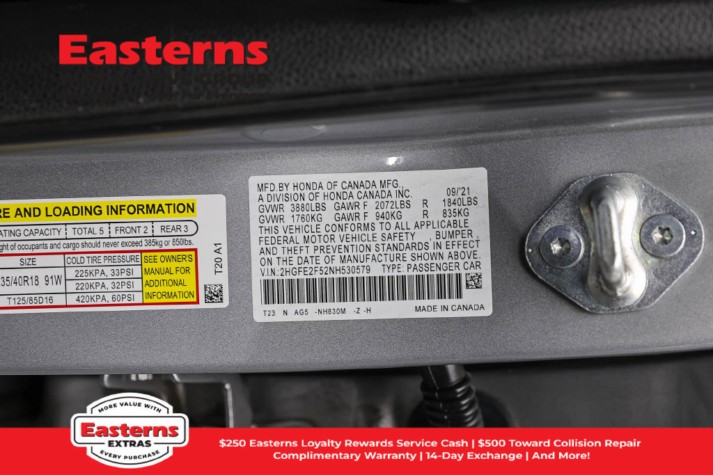 Used 2022 Honda Civic Sport image 36