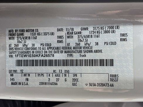 Used 2019 Ford F150 XLT w/ Equipment Group 302A Luxury image 30