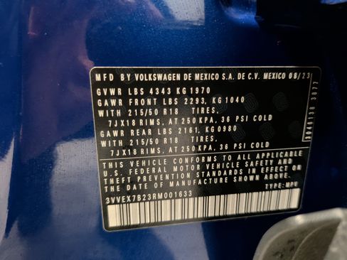 Used 2024 Volkswagen Taos SE w/ Panoramic Sunroof Package image 38