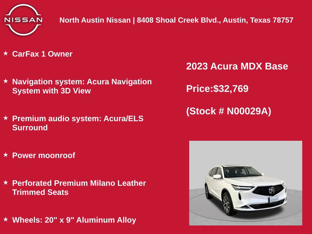 Used 2023 Acura MDX w/ Technology Package AWD/4WD image 11