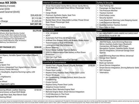 Used 2020 Lexus NX 300h AWD w/ Premium Package image 12