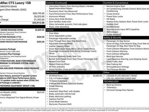 Used 2023 Cadillac CT5 Luxury w/ Sun And Sound Package image 21