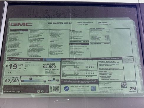 New 2026 GMC Sierra 1500 SLE w/ Preferred Package RWD image 20