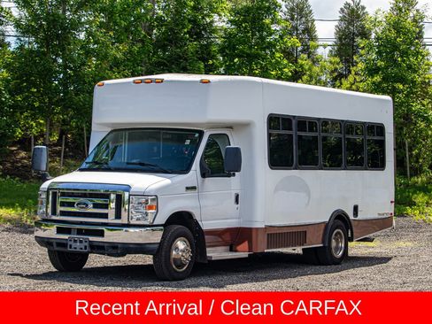 Used 2014 Ford E-450 and Econoline 450 Super Duty w/ Shuttle Bus Prep Package RWD image 1