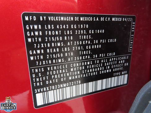 Used 2022 Volkswagen Taos SE FWD image 29