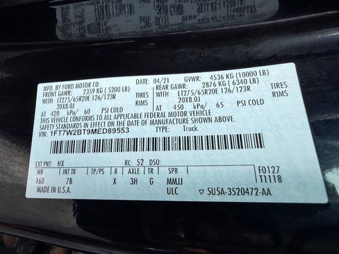 Used 2021 Ford F250 Platinum w/ FX4 Off-Road Package image 41