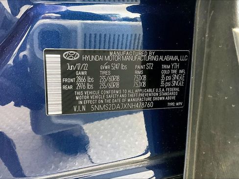 Certified 2022 Hyundai Santa Fe SEL image 33