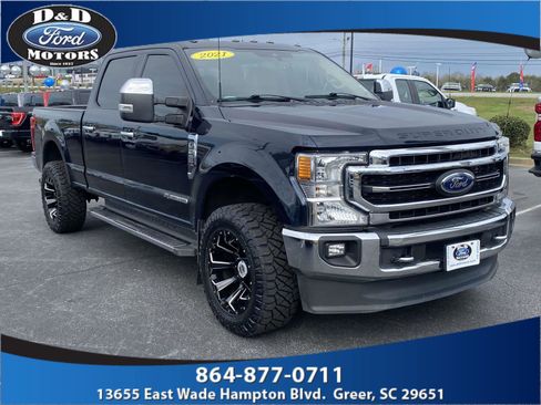Used 2021 Ford F250 Lariat w/ Chrome Package image 1