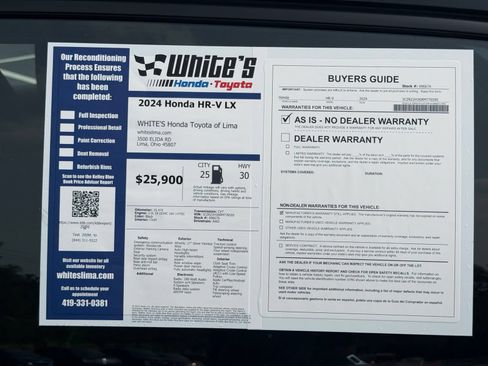 Used 2024 Honda HR-V LX image 30