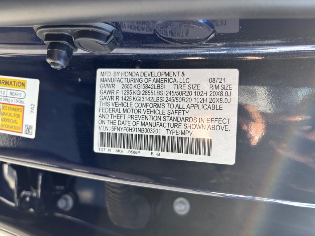 Used 2022 Honda Pilot Touring image 30