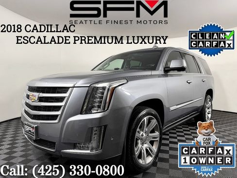 Used 2018 Cadillac Escalade Premium Luxury AWD/4WD image 1