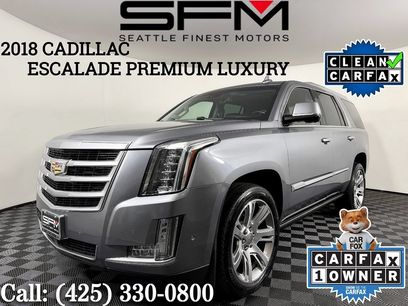 Used 2018 Cadillac Escalade Premium Luxury