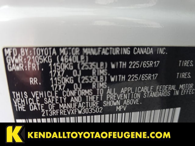 Used 2015 Toyota RAV4 XLE AWD/4WD image 22