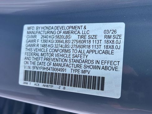 New 2026 Honda Passport TrailSport image 38