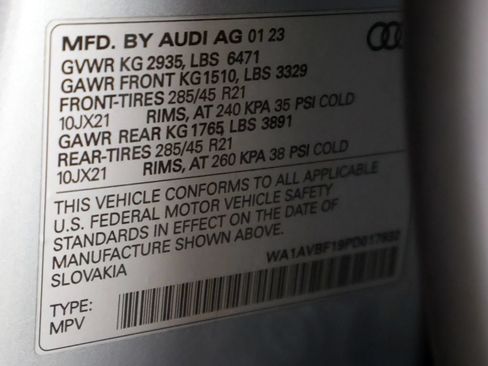 Used 2023 Audi Q8 Premium w/ Black Optic Package AWD/4WD image 52